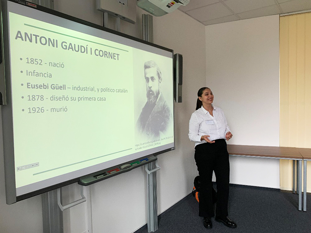 Zuzana Osvaldova 3. CR pri prezentaci ve spanelstine