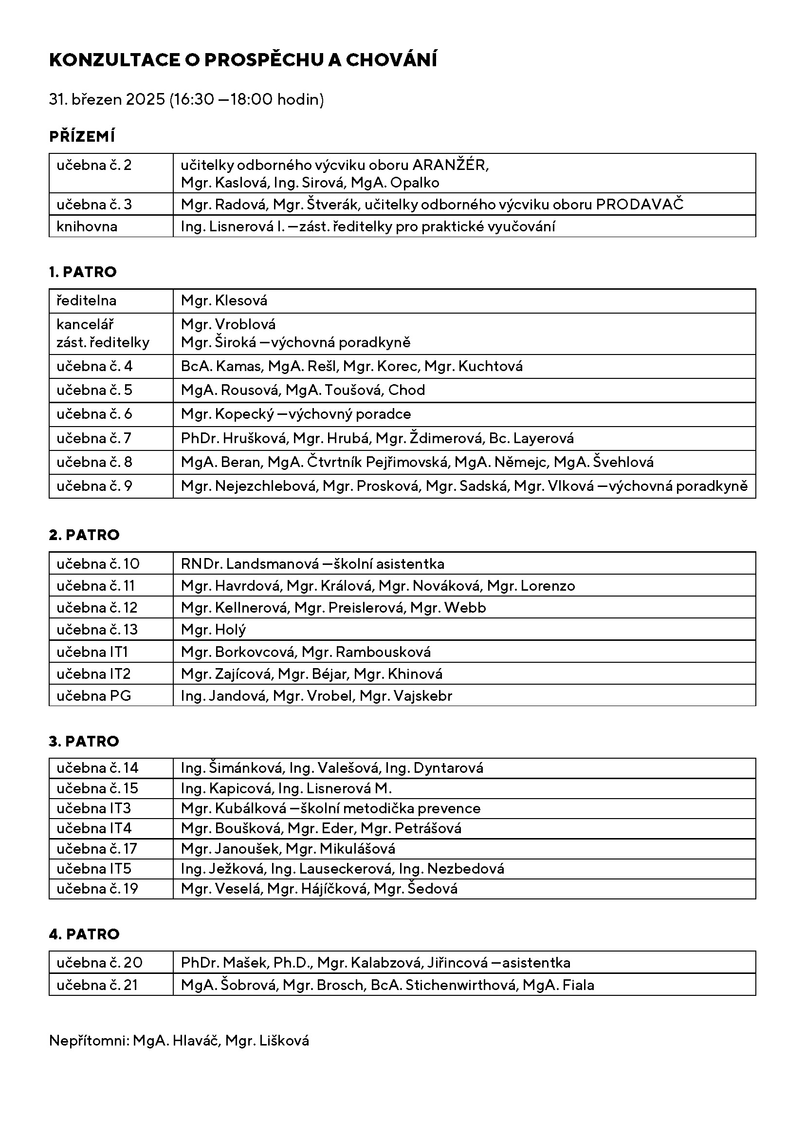 tridni schuzky a konzultace podzim 2024 2