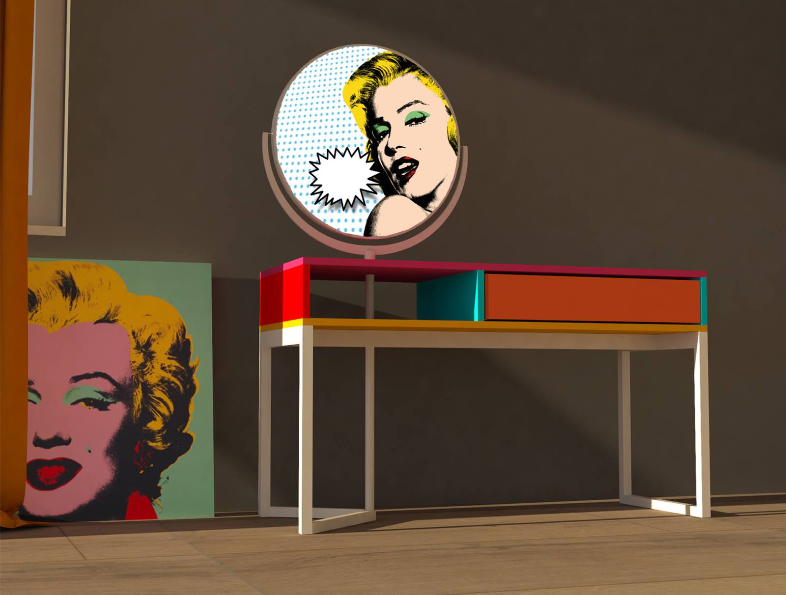 POP toaletní stolek (3)